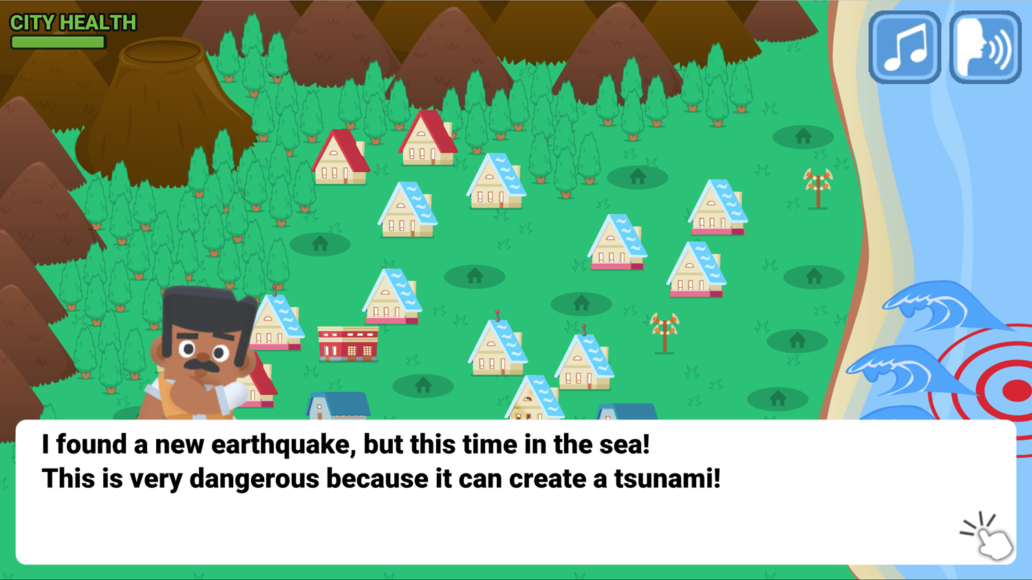 Hazardville Game Tsunami Screenshot.