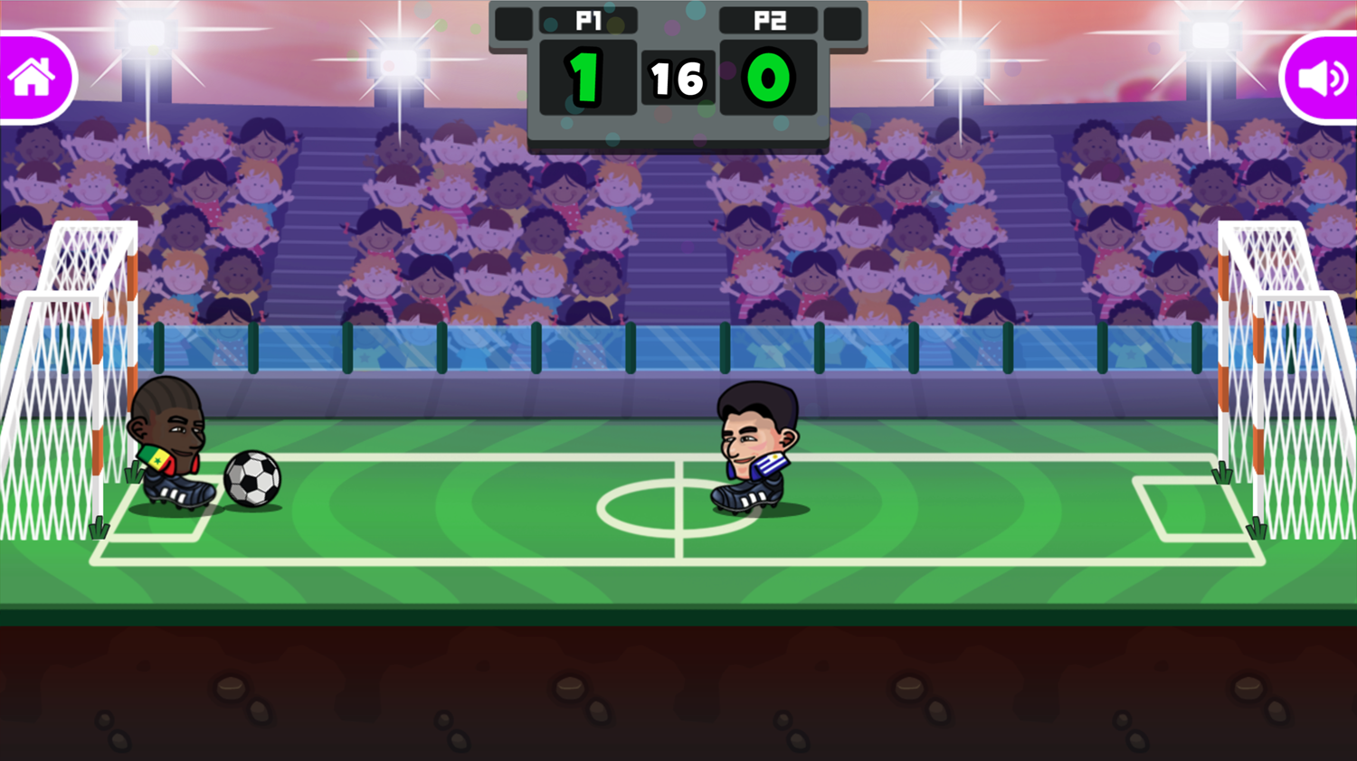 Head Soccer Game Screenshot.