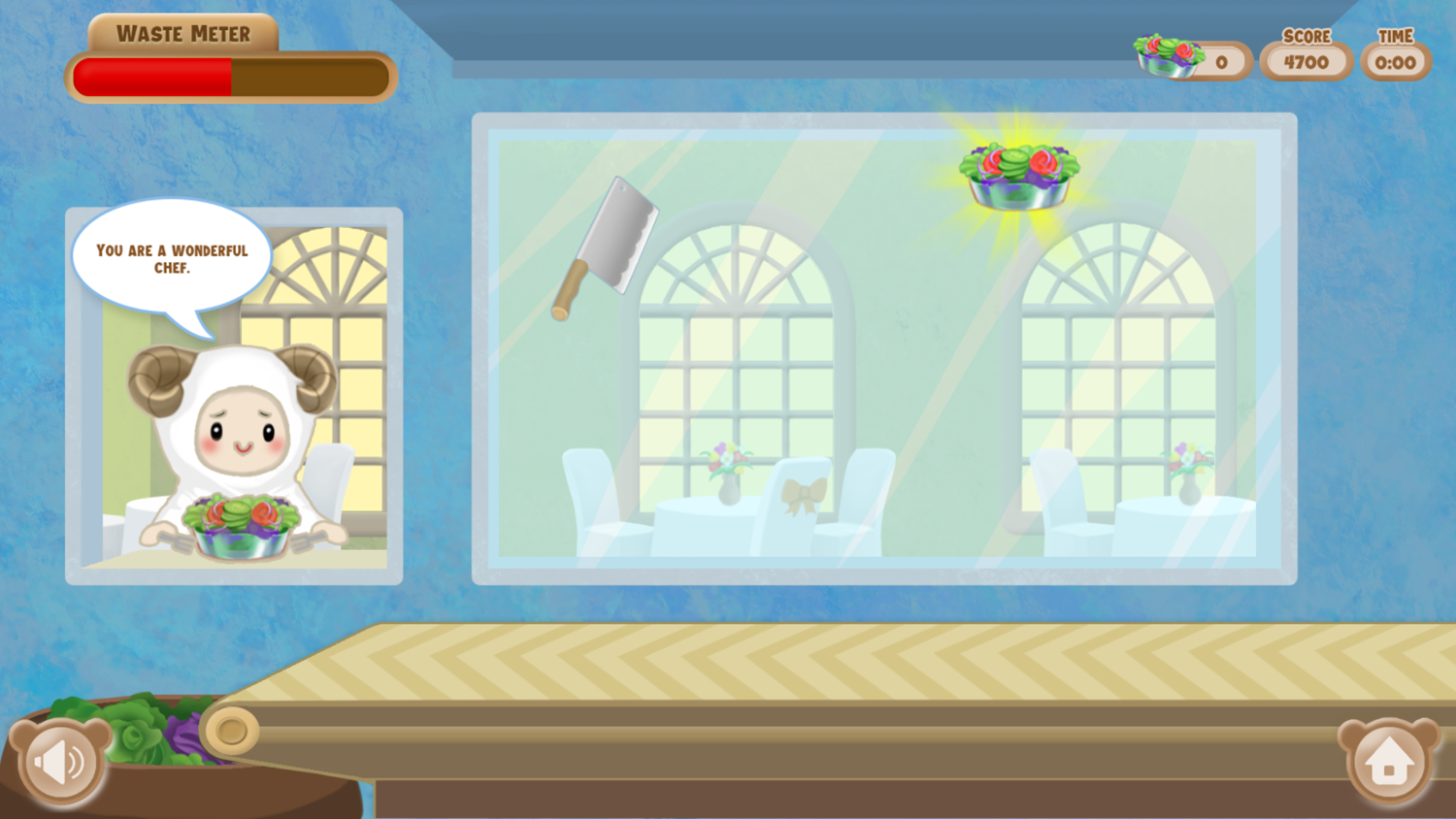 Healthy Salad Maker Game Bowl Made Screenshot.