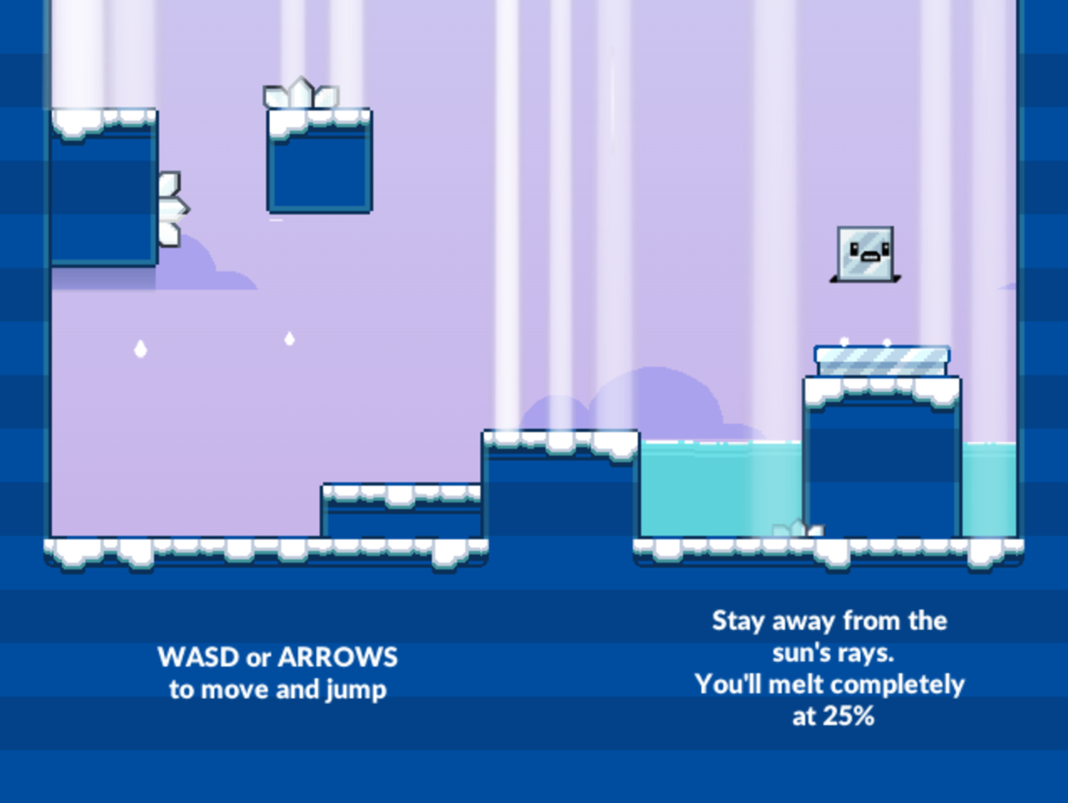 Heatwave Antarctica Game Level Complete Screenshot.