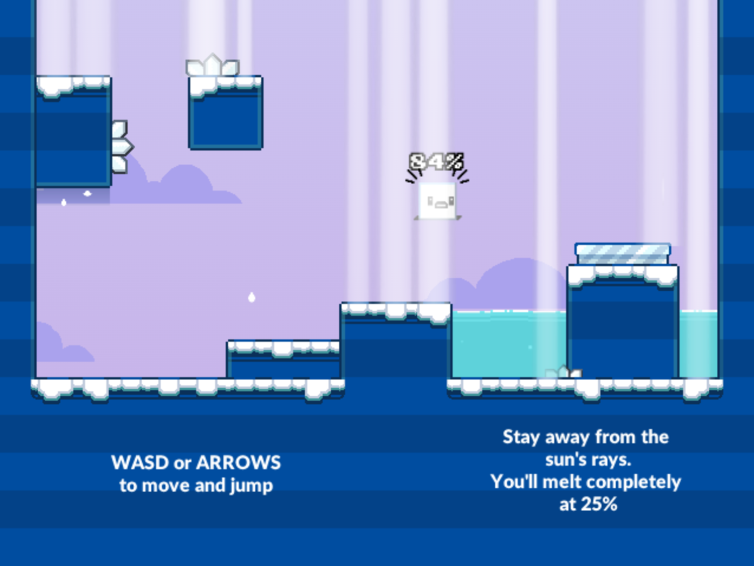 Heatwave Antarctica Game Level Play Screenshot.