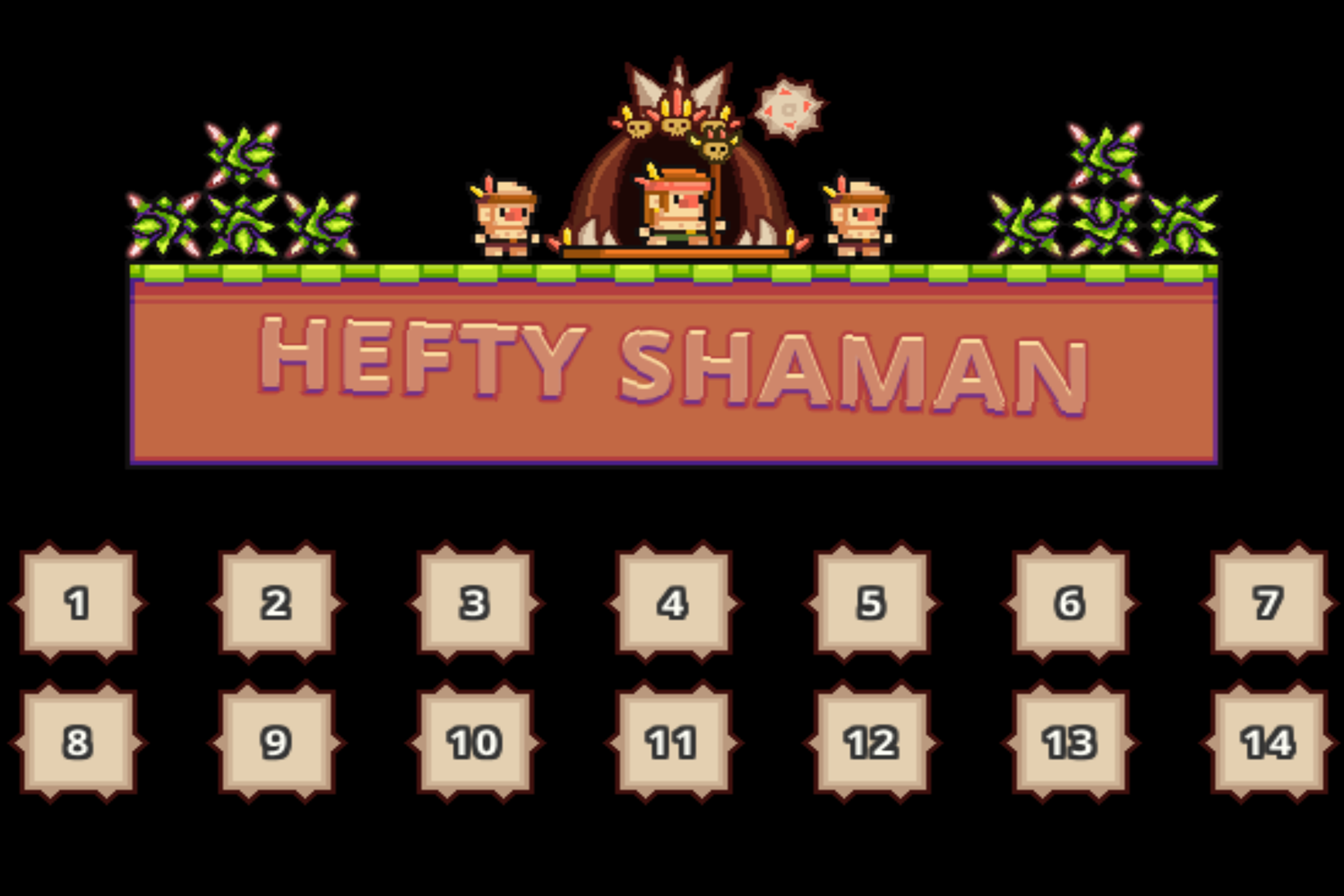 Hefty Shaman Game All Levels Beat Screenshot.