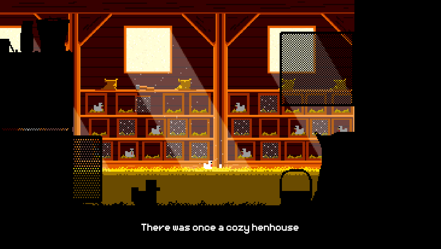 Hen in the Foxhouse Game Intro Screenshot.