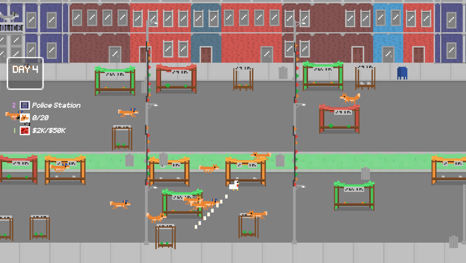 Hen in the Foxhouse Game Movement Screenshot.