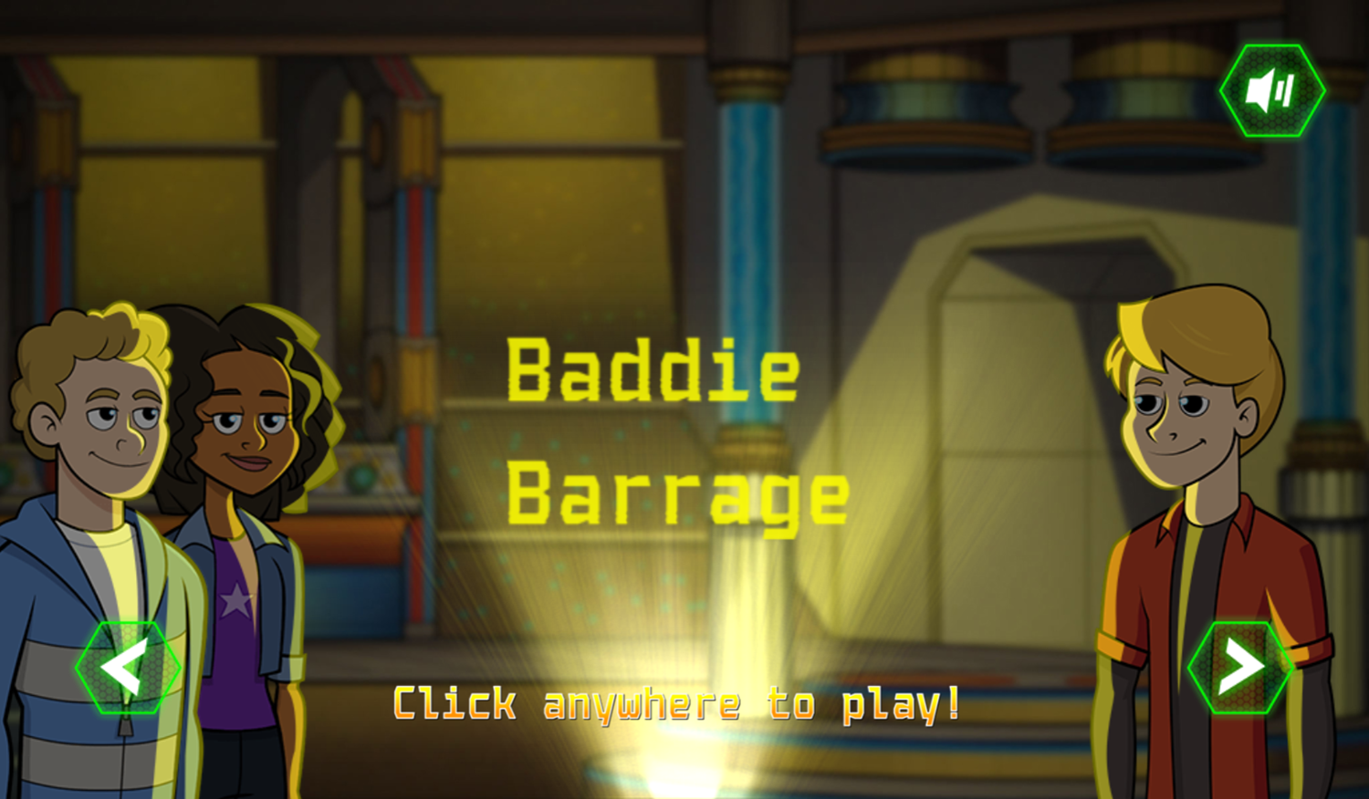 Henry Danger The Danger Trails Game Baddie Barrage Screenshot.
