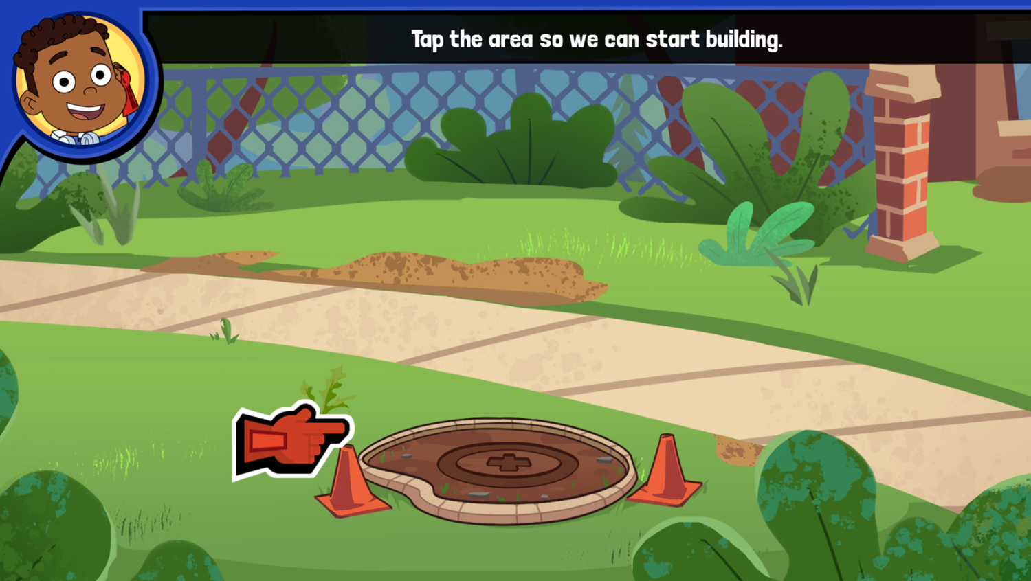 Hero Elementary AJ's Recycling Rescue Tap Area Screenshot.