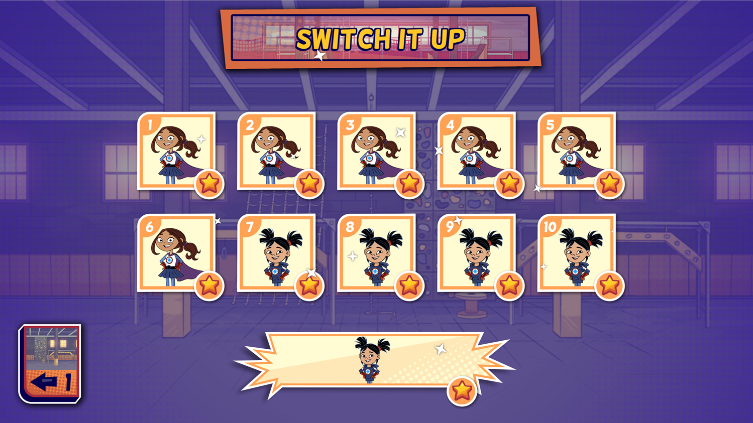 Hero Elementary Push Pull Puzzles Game Level Select Completed Screenshot.
