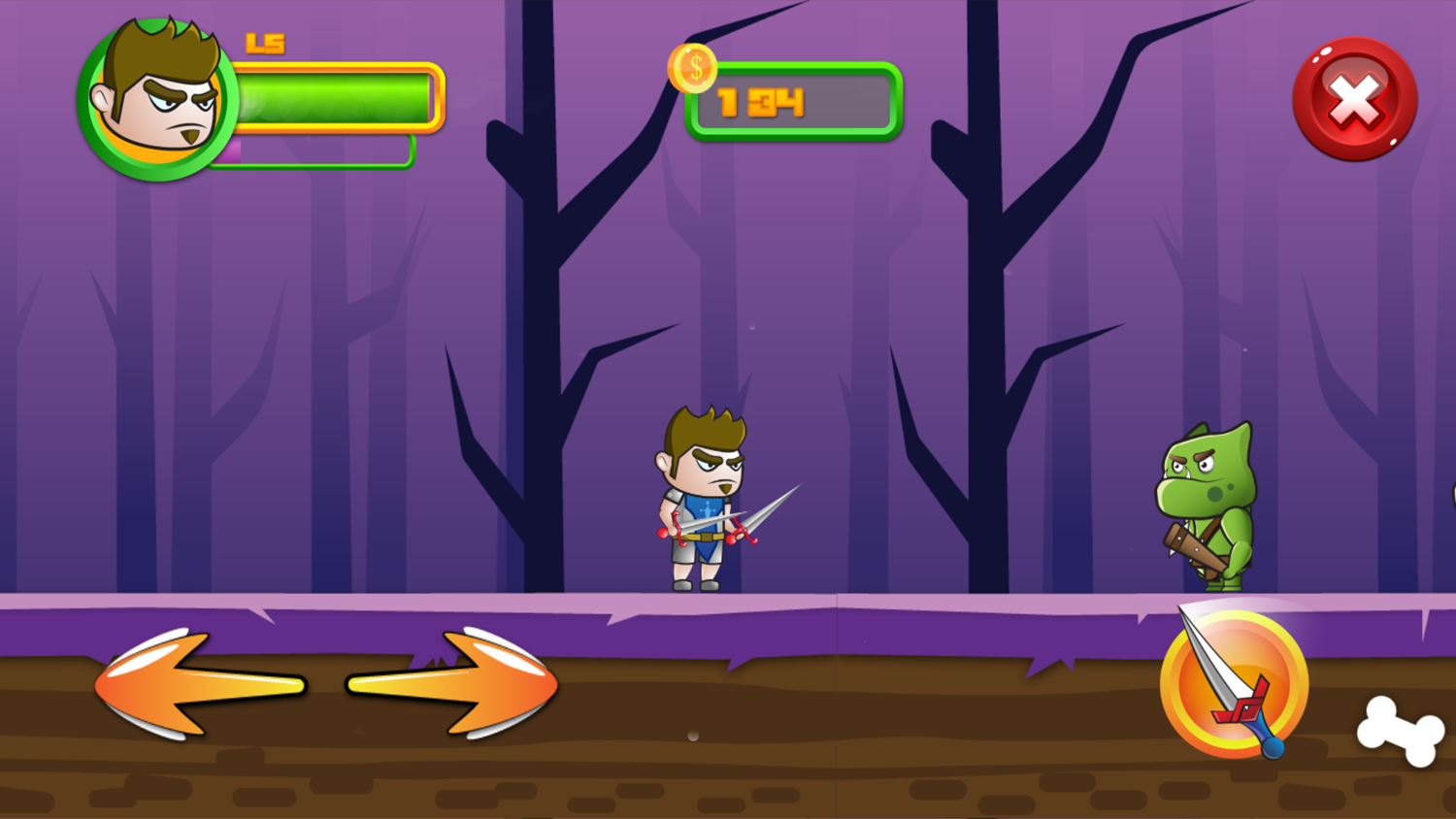 Hero Story Game Next Level Screenshot.