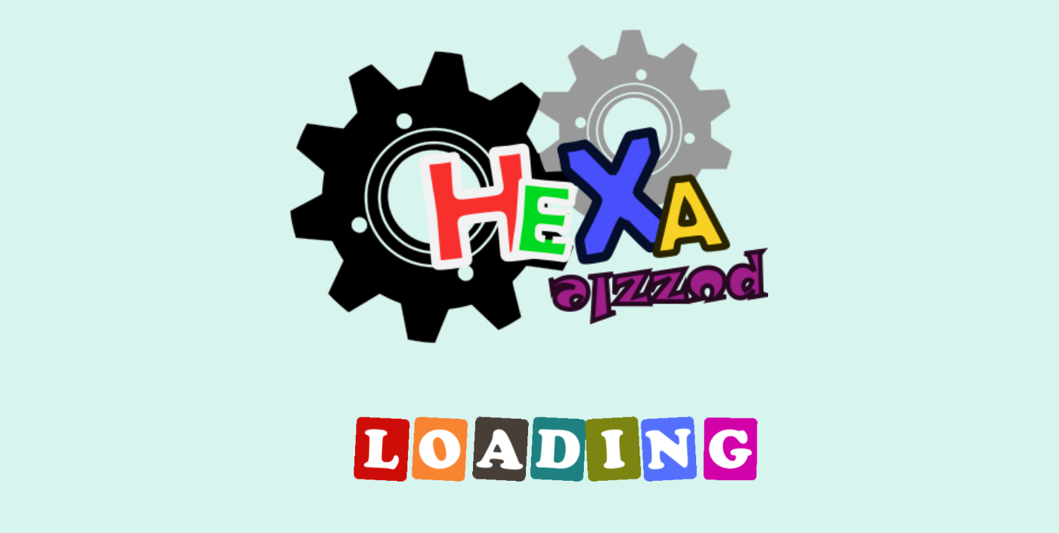 Hexa Puzzle Game Welcome Screen Screenshot.