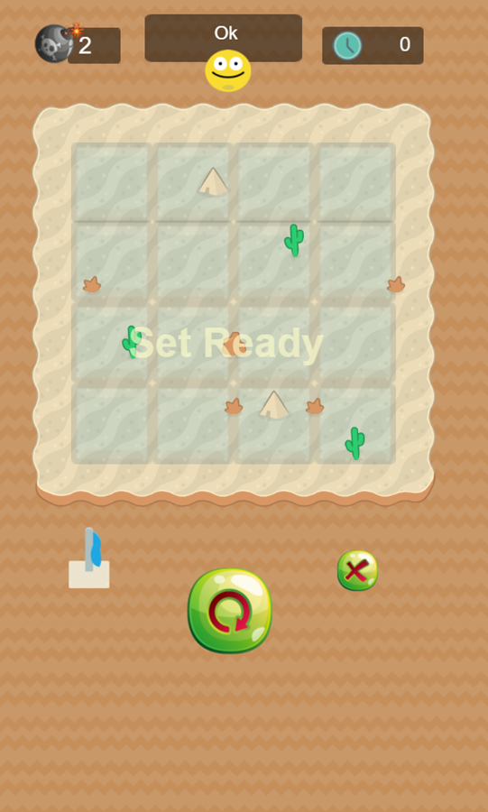 Hidden Monster Game Level Start Screenshot.