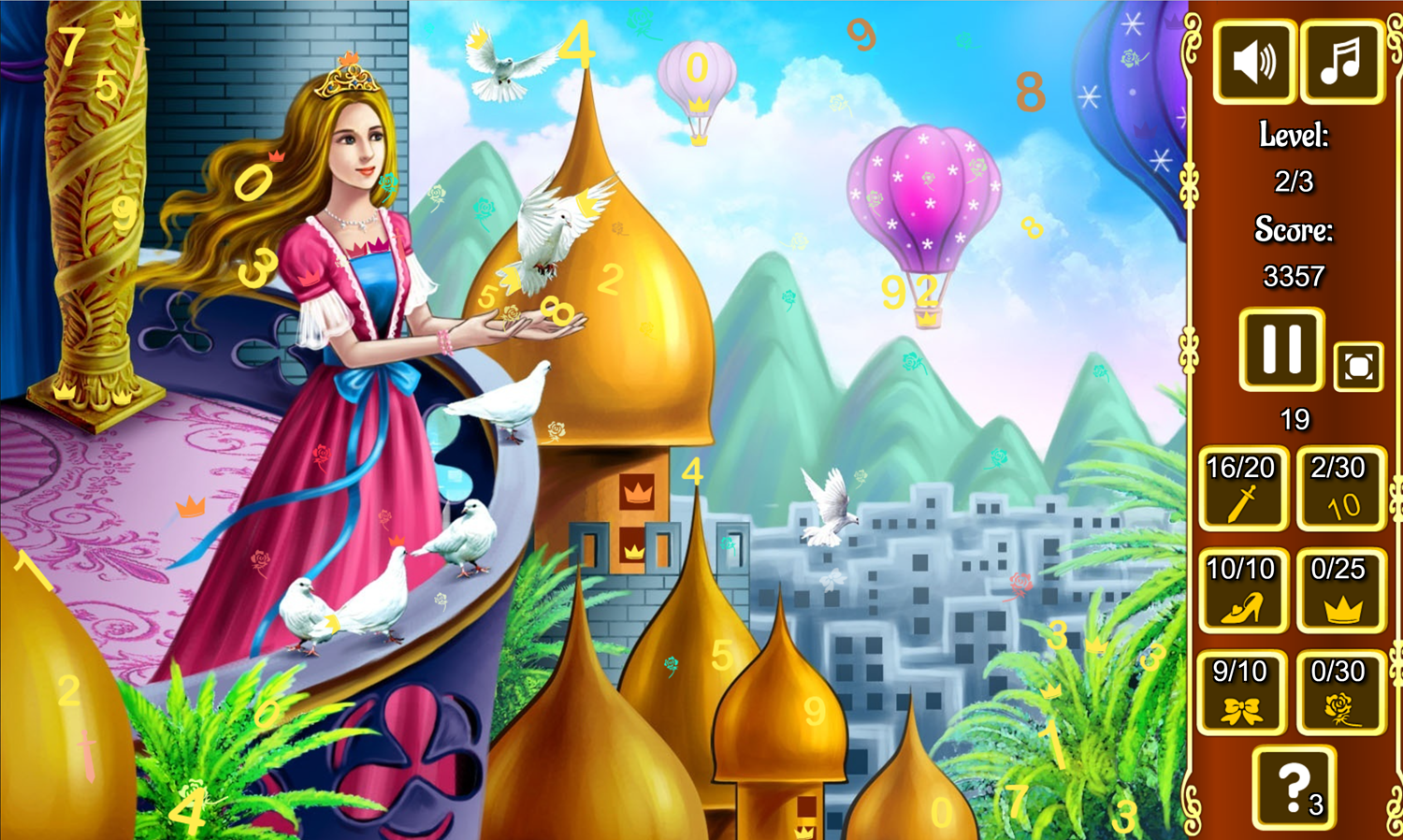 Hidden Princess Game Second Level Screenshot.