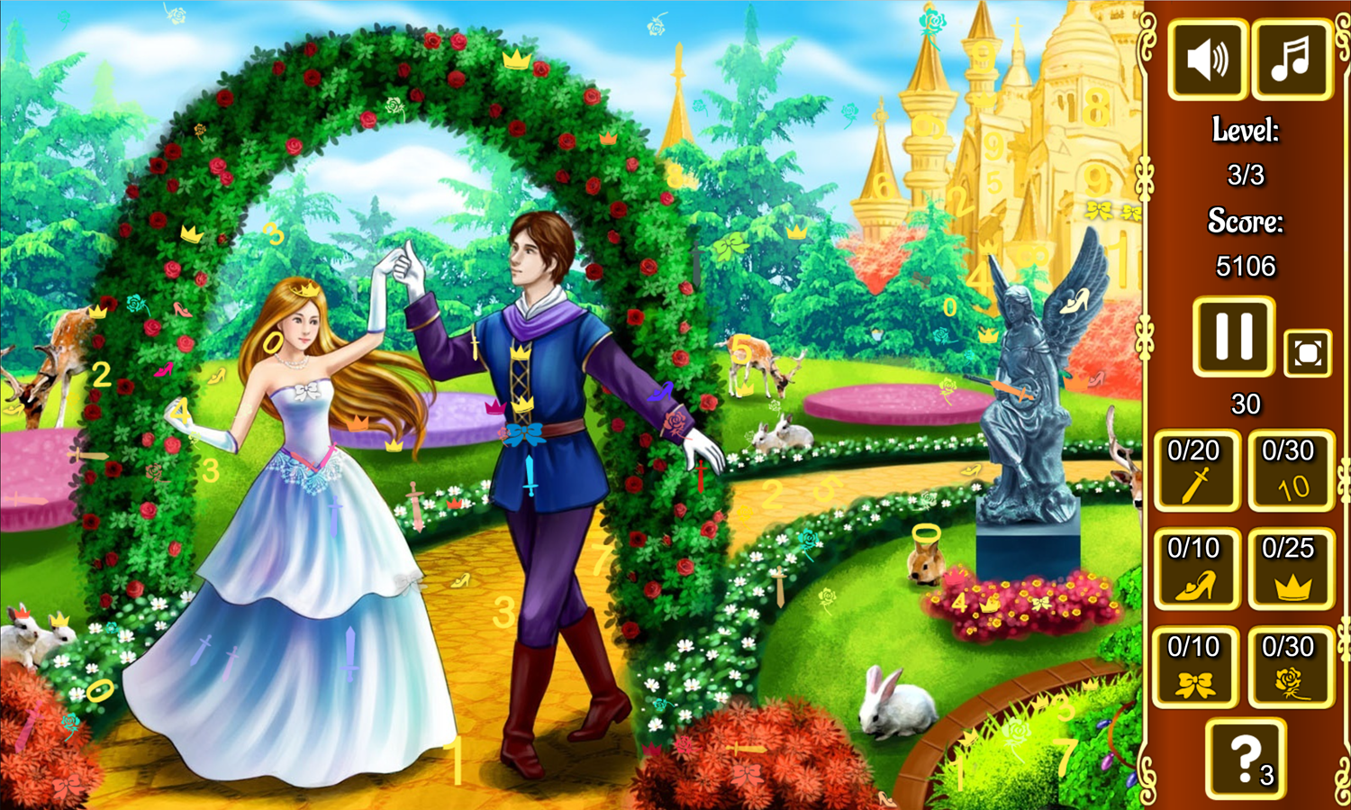 Hidden Princess Game Third Level Screenshot.