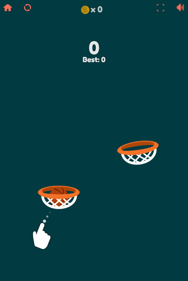 Hoops The Game Game Start Screenshot.