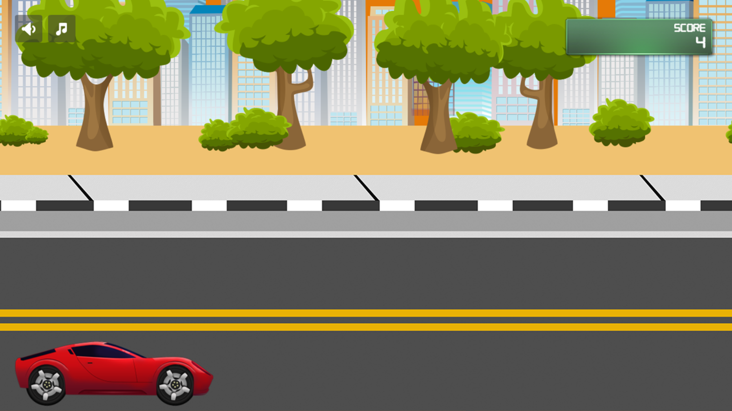 Hot Wheels Game Start Screenshot.