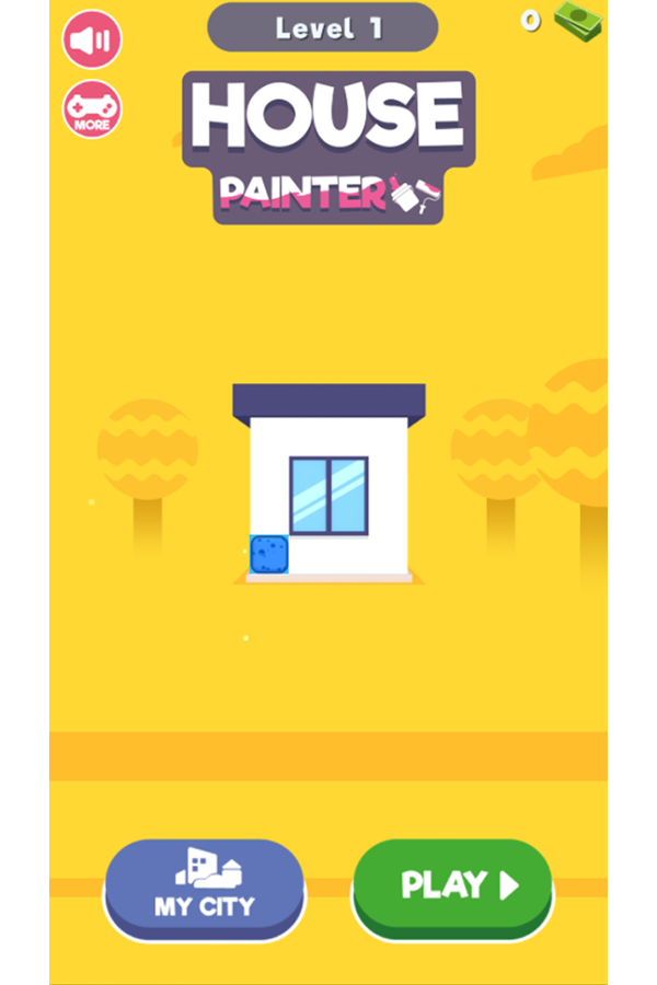 House Painter Welcome Screen Screenshot.