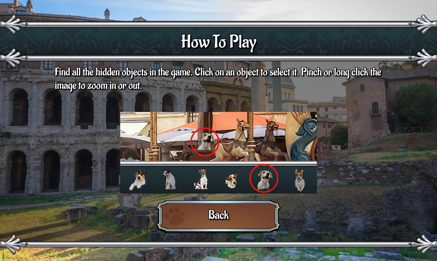 Hunting Jack in the City Game How to Play Screen Screenshot.