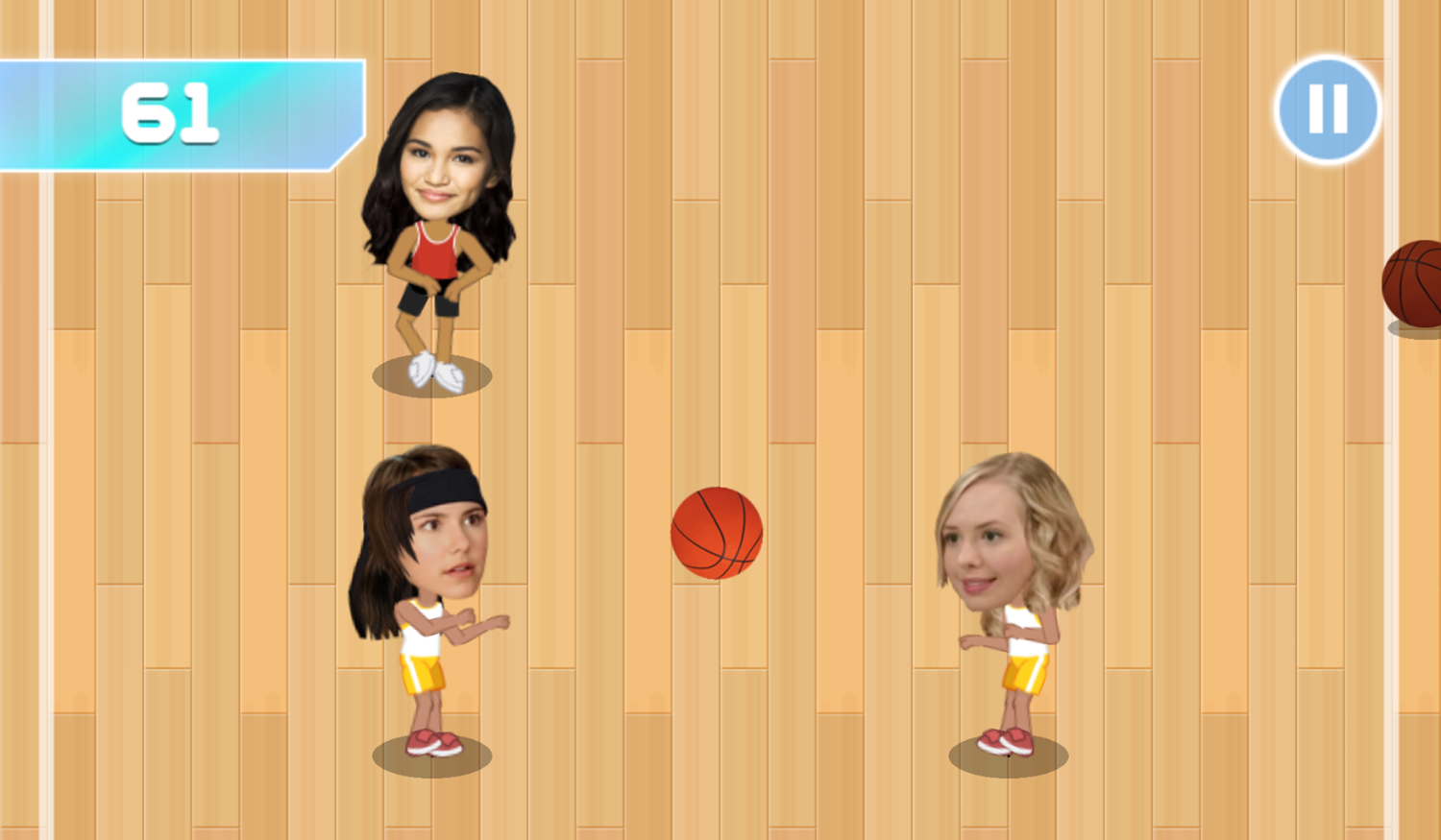 I Am Frankie The Bot Challenge Game Bff Basketball Game Play Screenshot.