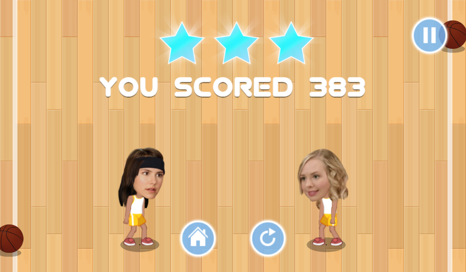 I Am Frankie The Bot Challenge Game Bff Basketball Game Score Screenshot.