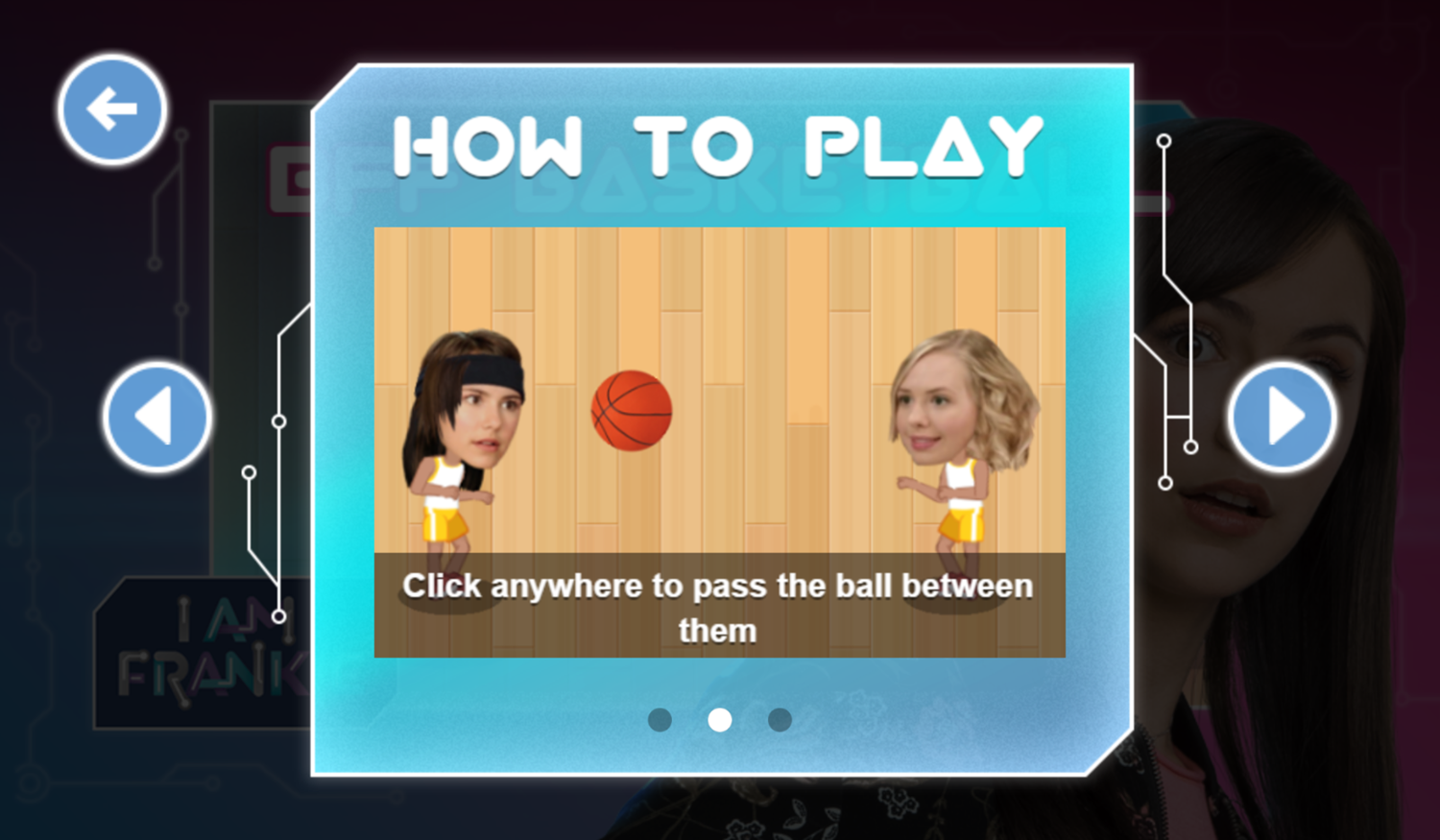 I Am Frankie The Bot Challenge Game Bff Basketball How To Play Screenshot.