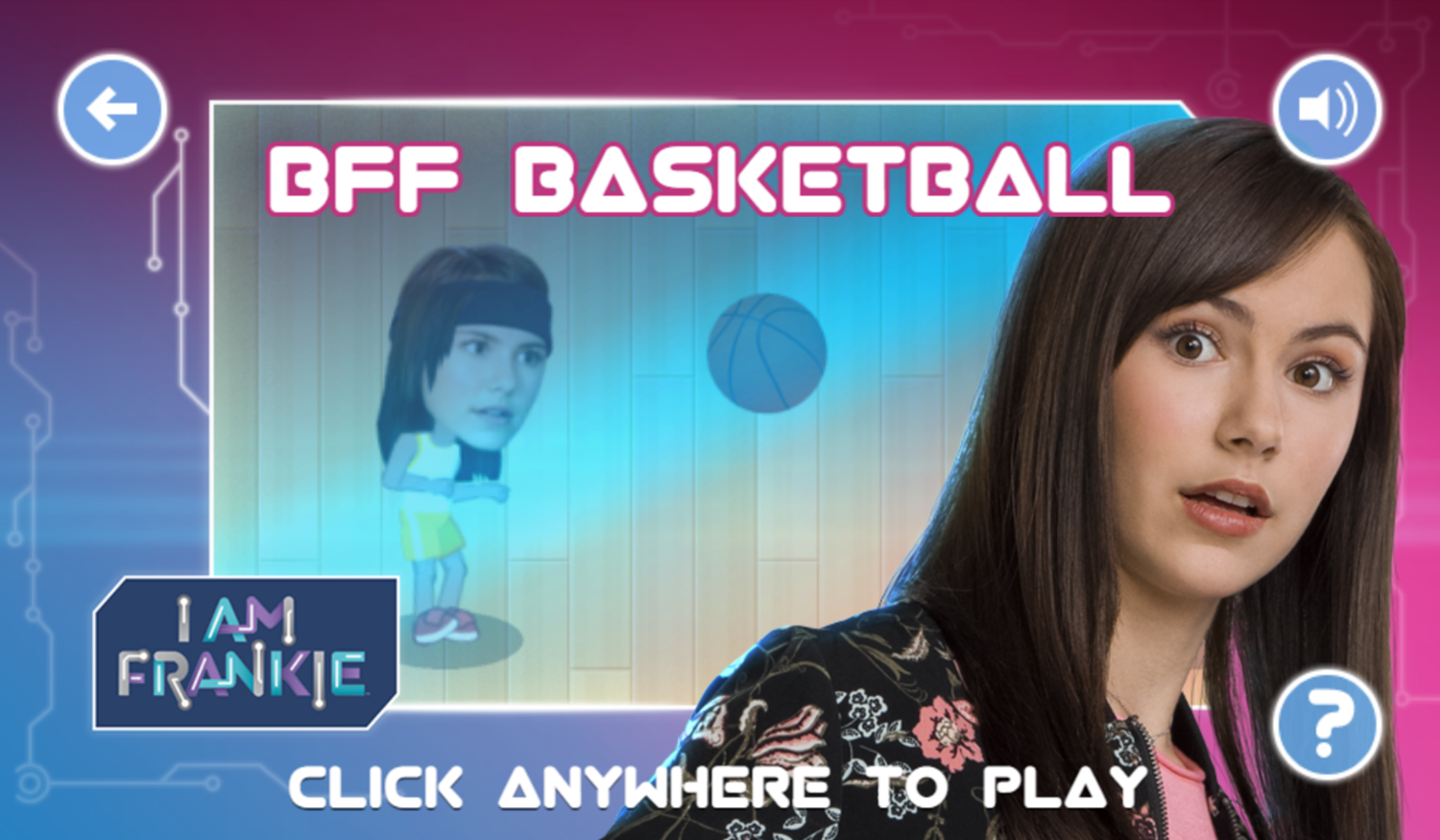 I Am Frankie The Bot Challenge Game Bff Basketball Screenshot.