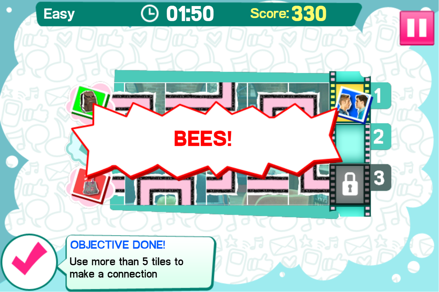 I Didn't Do It: That Just Happened Game Bees Screenshot.