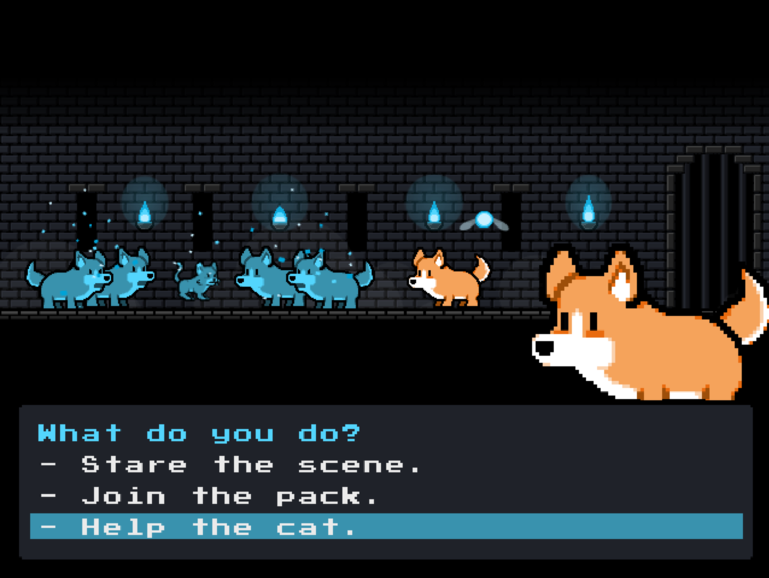 I Used to be a Dog Game 4th Choice Screenshot.