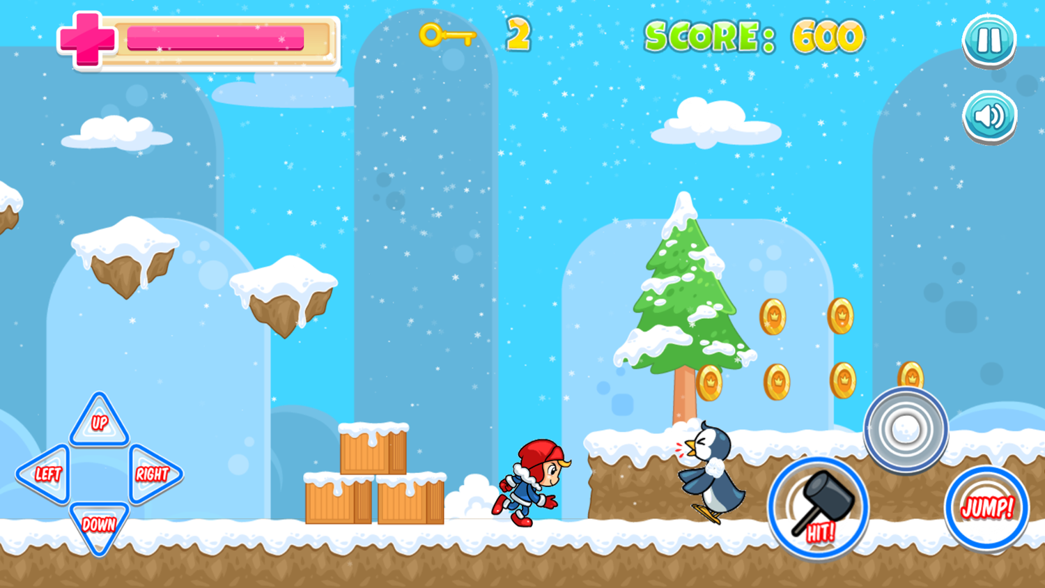 Iceland Adventure 2 Game Level Play Screenshot.