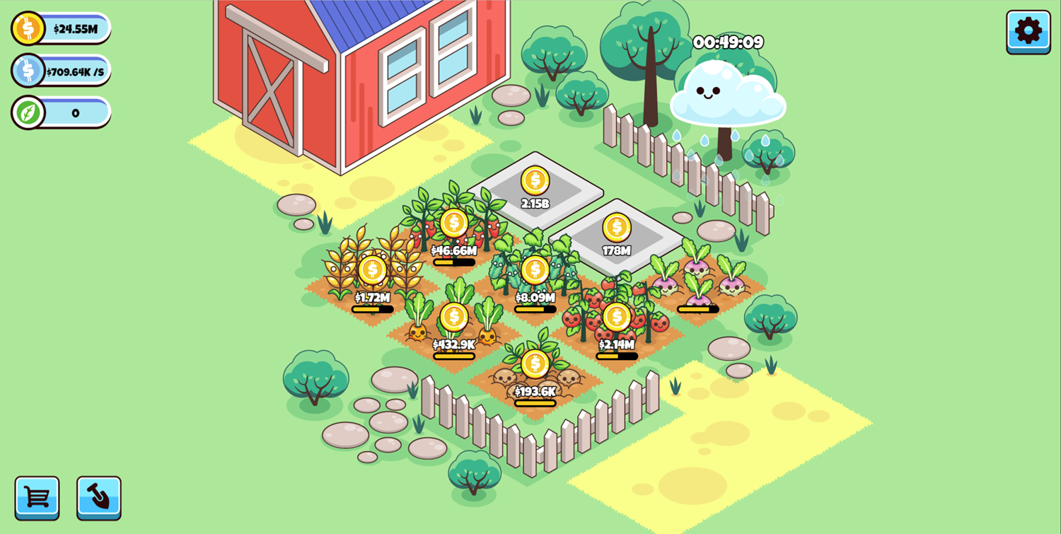 Idle Farming Business Gameplay Screenshot.