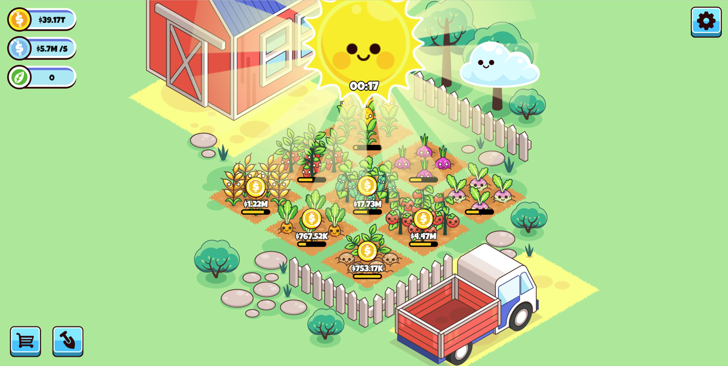 Idle Farming Business Game Trillions Earned Screenshot.