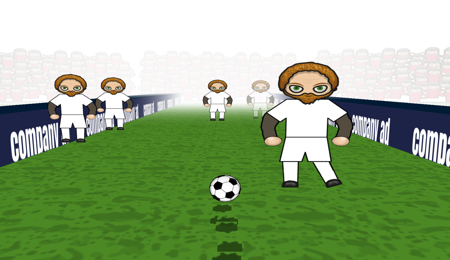 Idle Football Challenge 3D Game Play Screenshot.