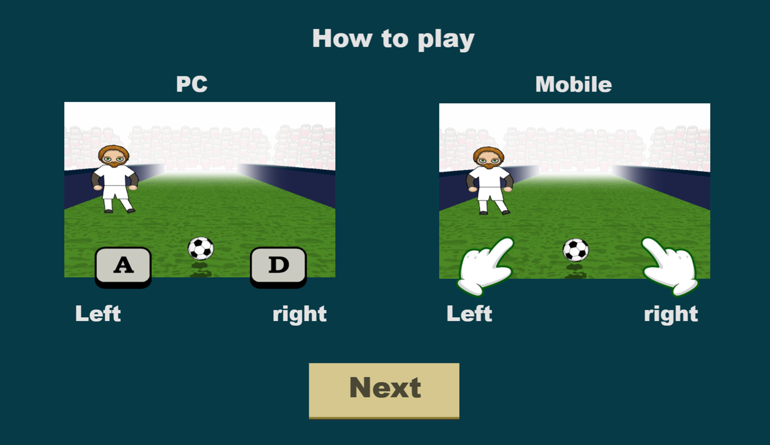 Idle Football Challenge 3D Game How To Play Screenshot.