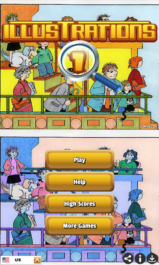 Illustrations 1 Game Welcome Screen Screenshot.