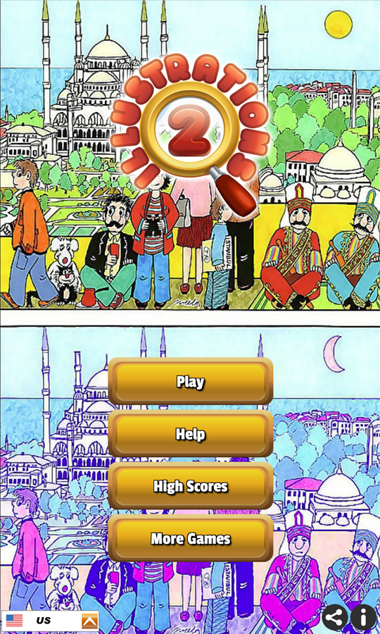 Illustrations 2 Game Welcome Screen Screenshot.