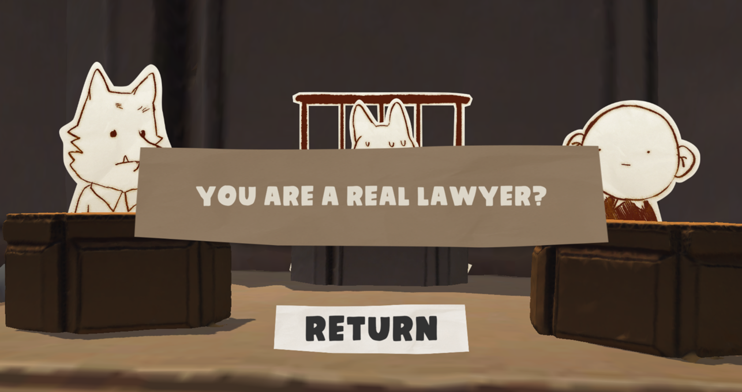 I'm Not a Lawyer Game Complete Screenshot.