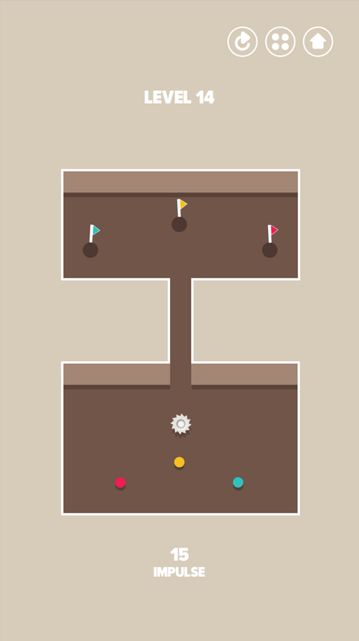 Impulse Ball 2 Game Narrow Passage Screenshot.