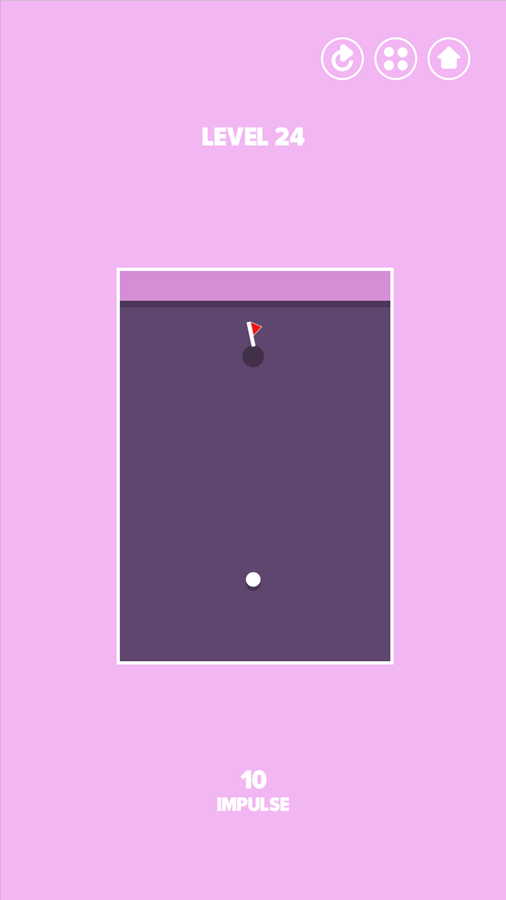Impulse Ball Game First Level Screenshot.