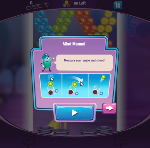 Inside Out Thought Bubbles Lite Game How To Play Screenshot.