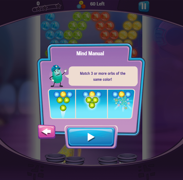 Inside Out Thought Bubbles Lite Game Play Tips Screenshot.