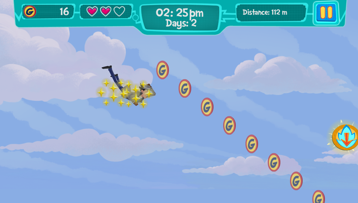 Inspector Gadget Descent Into Madness Game Screenshot.