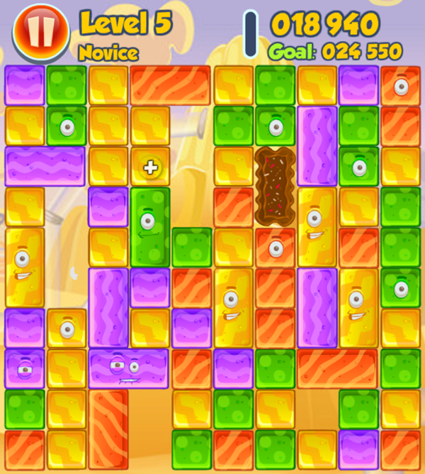 Jelly Collapse Game Progress Screenshot.