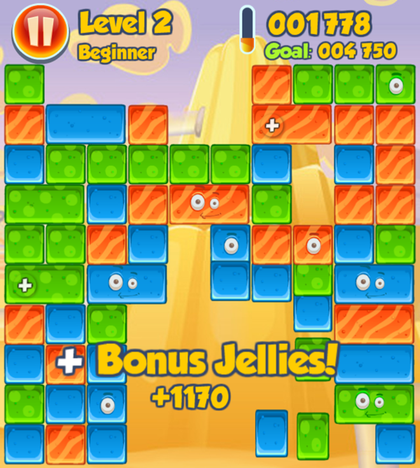 Jelly Collapse Game Next Level Screenshot.