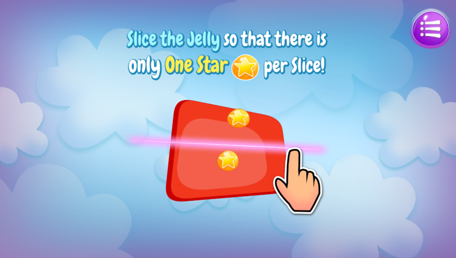 Jelly Slice Game How To Play Screenshot.