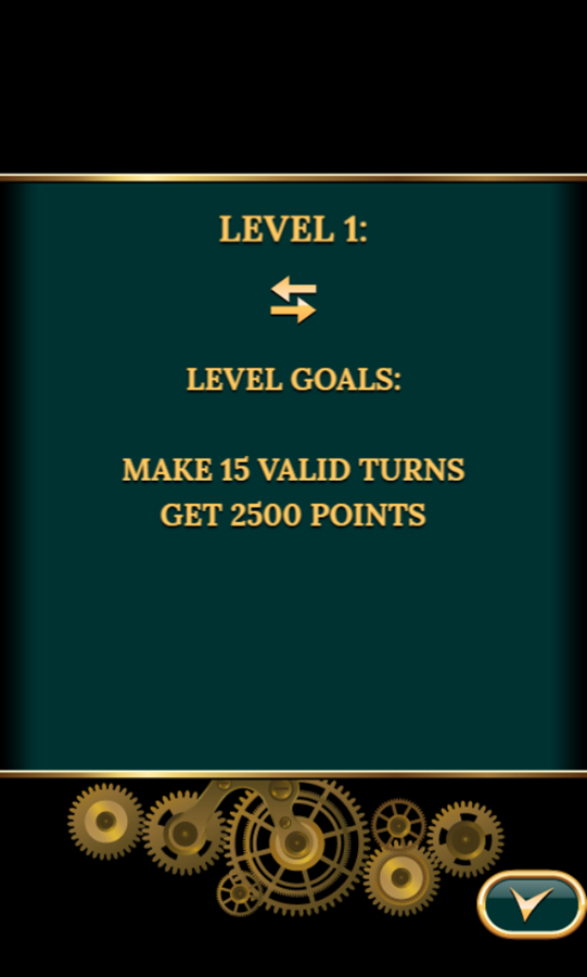 Jewel Explode Game Level Goals Screenshot.