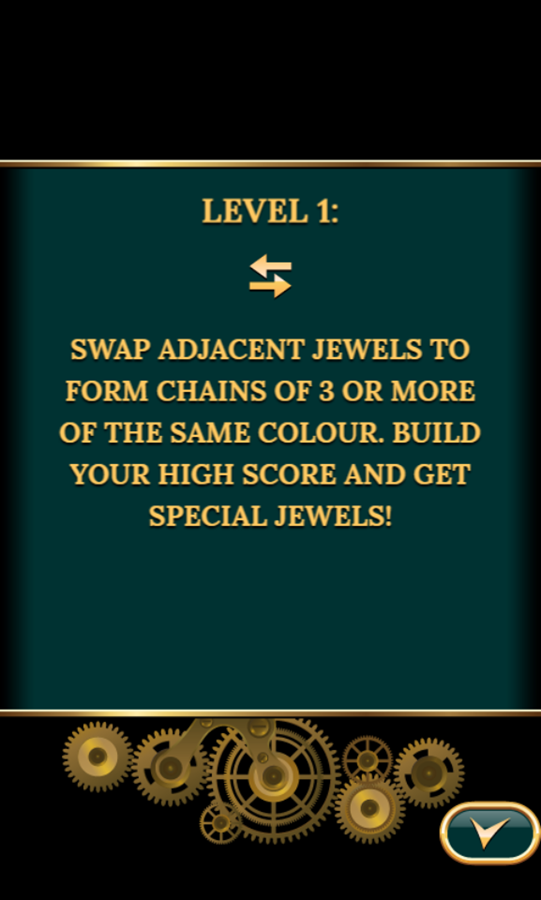 Jewel Explode Game Play Tips Screenshot.