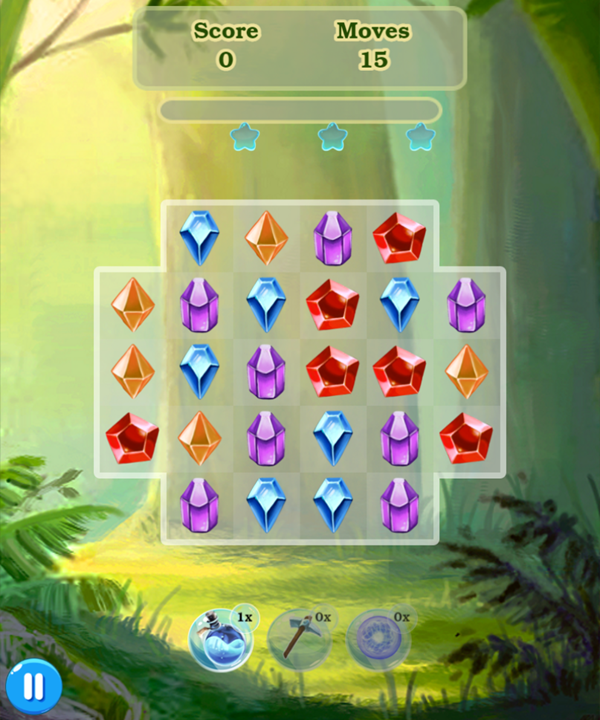 Jewel Magic Game Start Screenshot.