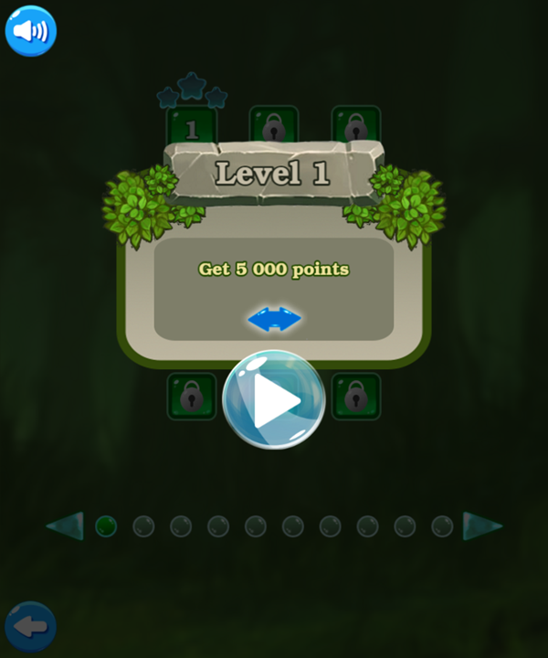 Jewel Magic Game Level Goal Screenshot.