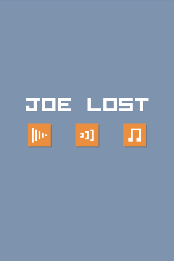 Joe Lost 1 Game Welcome Screen Screenshot.