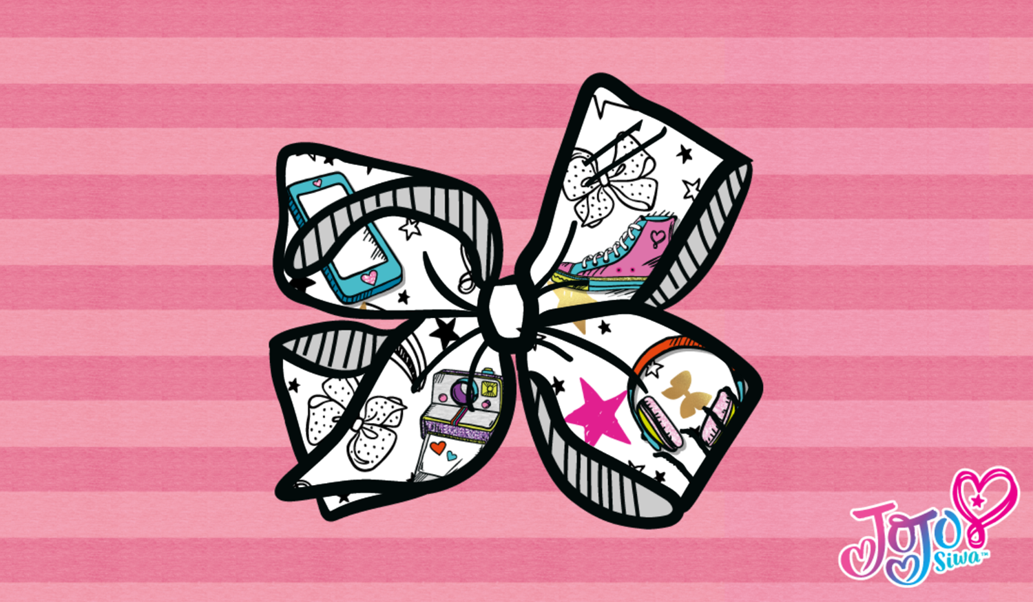 Jojo Siwa Bow Creator Game Complete Screenshot.