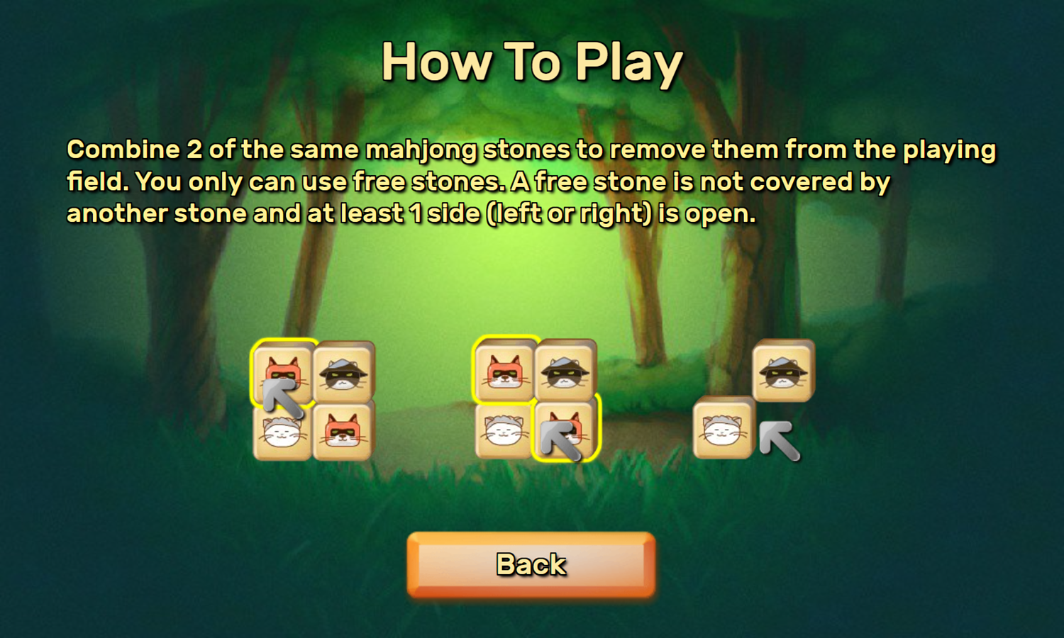 Jolly Jong Cats Game How To Play Screenshot.