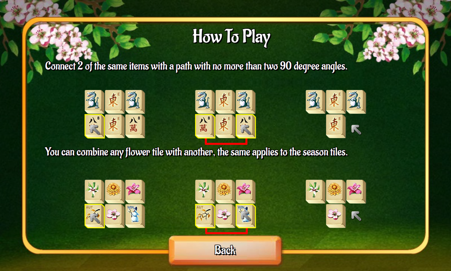 Jolly Jong Connect Game How To Play Screenshot.